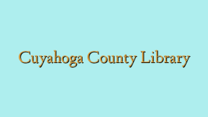 Cuyahoga County Library